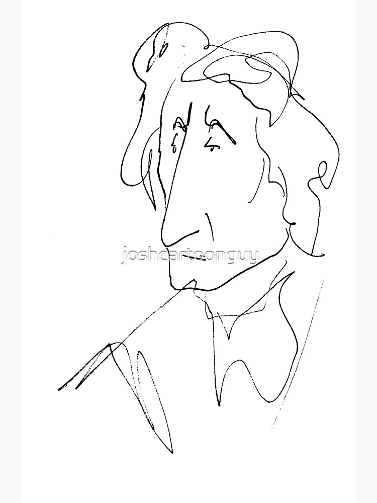 John locke metal print for sale by joshcartoonguy