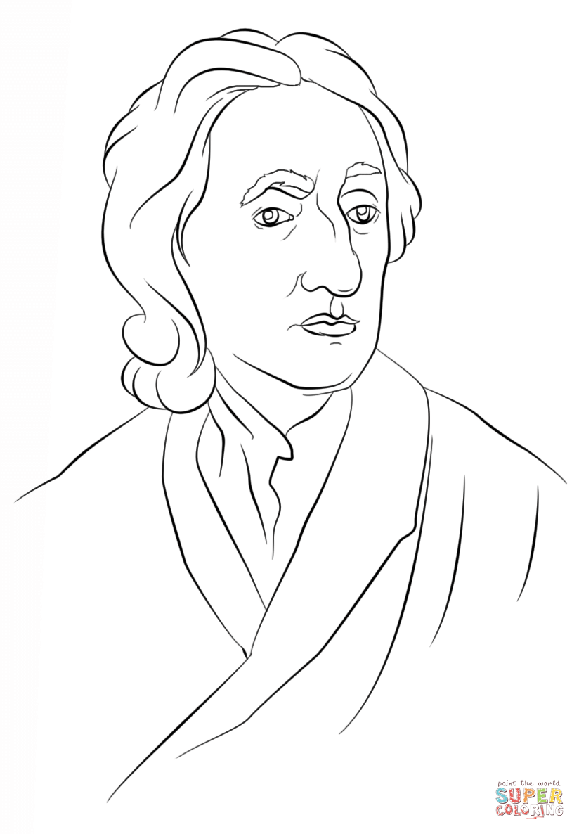 John locke coloring page free printable coloring pages