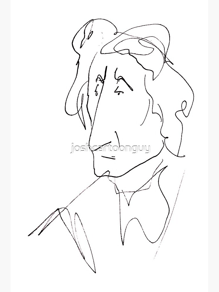 John locke art board print for sale by joshcartoonguy