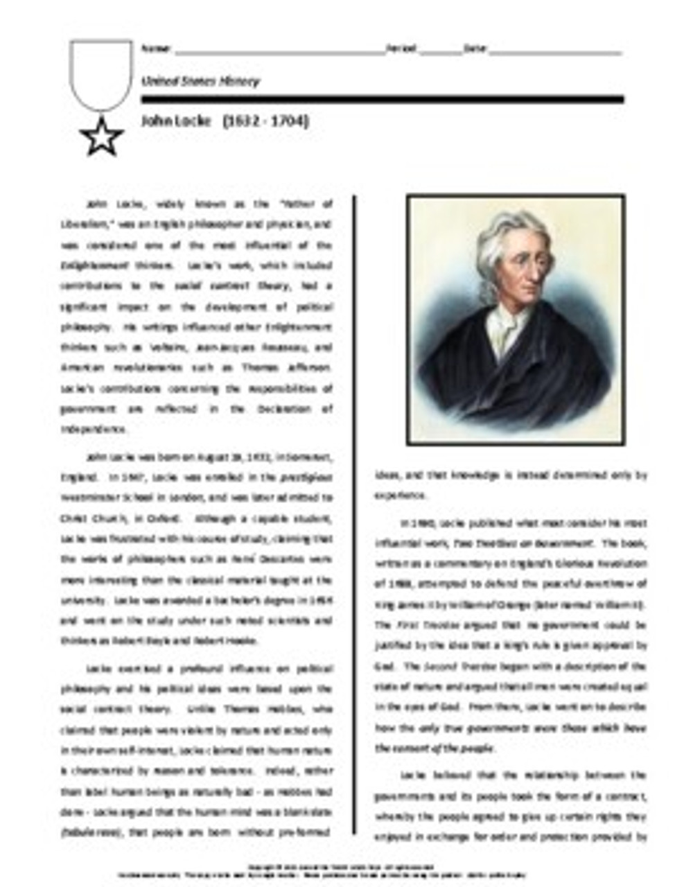Biography john locke