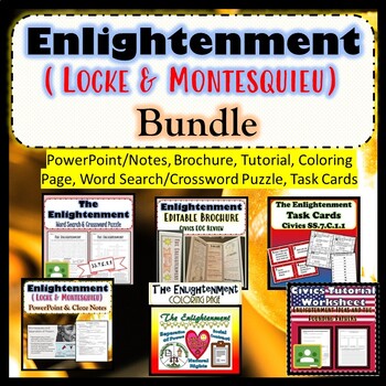 The enlightenment bundle john locke and montesquieu sscg tpt