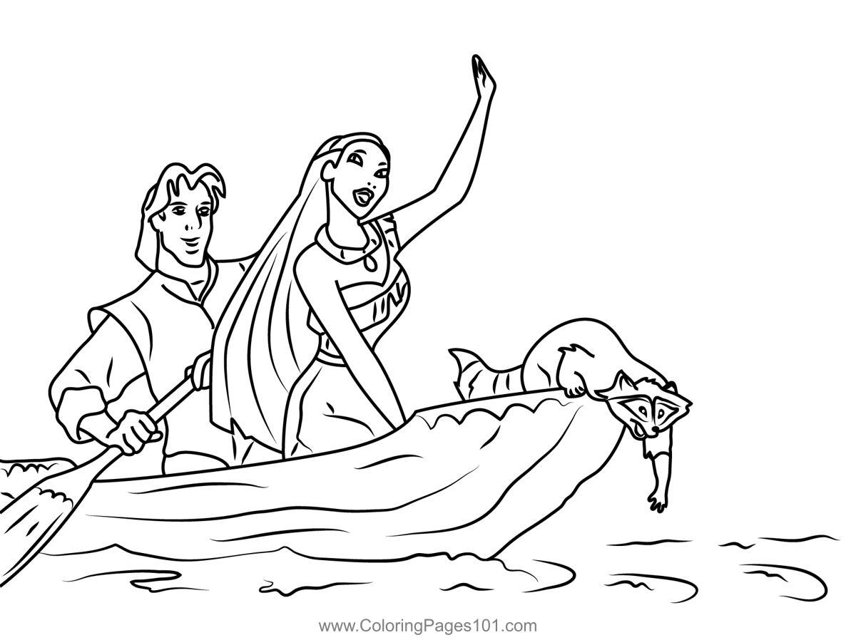 Pocahontas and john smith coloring page pocahontas and john smith coloring pages coloring pages for kids