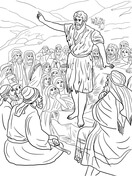 John the baptist coloring pages free coloring pages