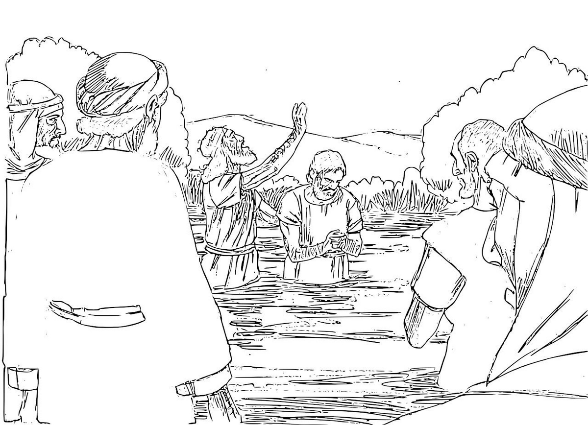 John the baptist coloring pages