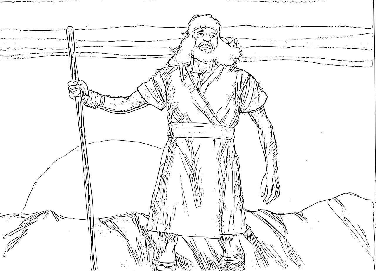 The birth of john the baptist foretold coloring pages