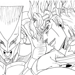 Jojos bizarre adventure coloring pages printable for free download