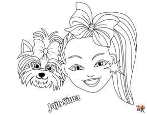 Jojo siwa coloring pages coloring pages free coloring pages cute coloring pages