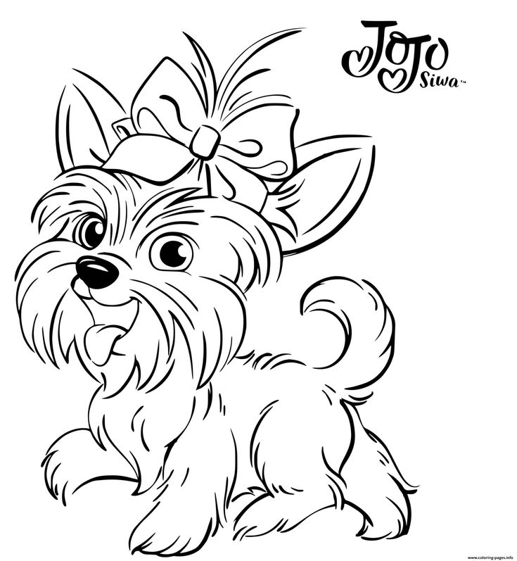 Jojo siwa bow bow dog loring page printable dog loring page loring pages cat loring page