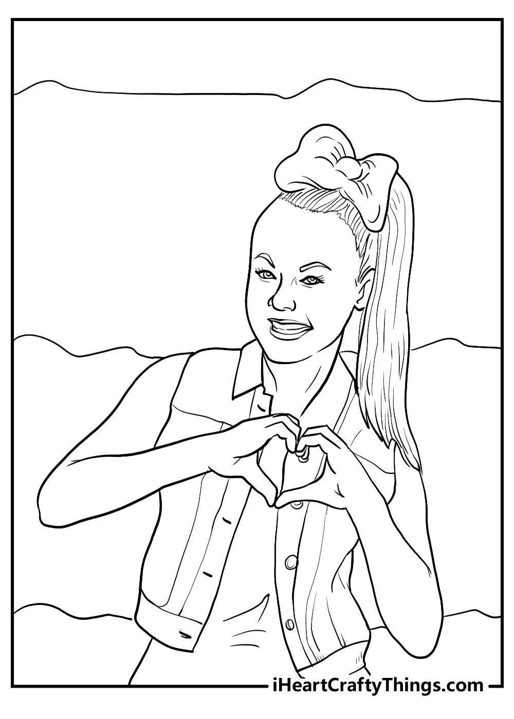 Printable jojo siwa coloring pages updated