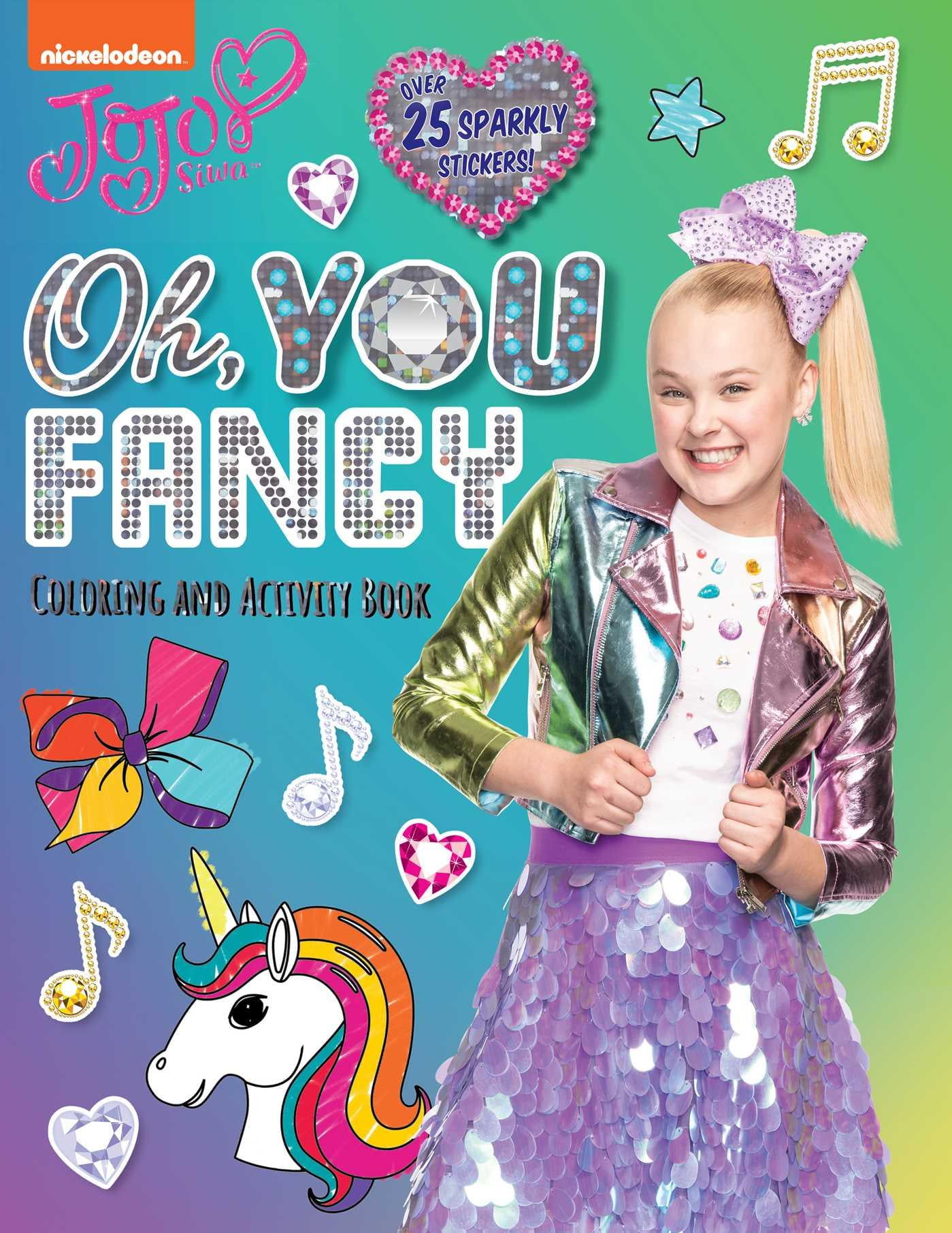 Jojo siwa oh you fancy coloring and activity book paperback