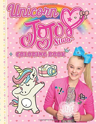 Buy unicorn jojo siwa coloring book super sweet coloring book for girls and teens paperback â april online at prus
