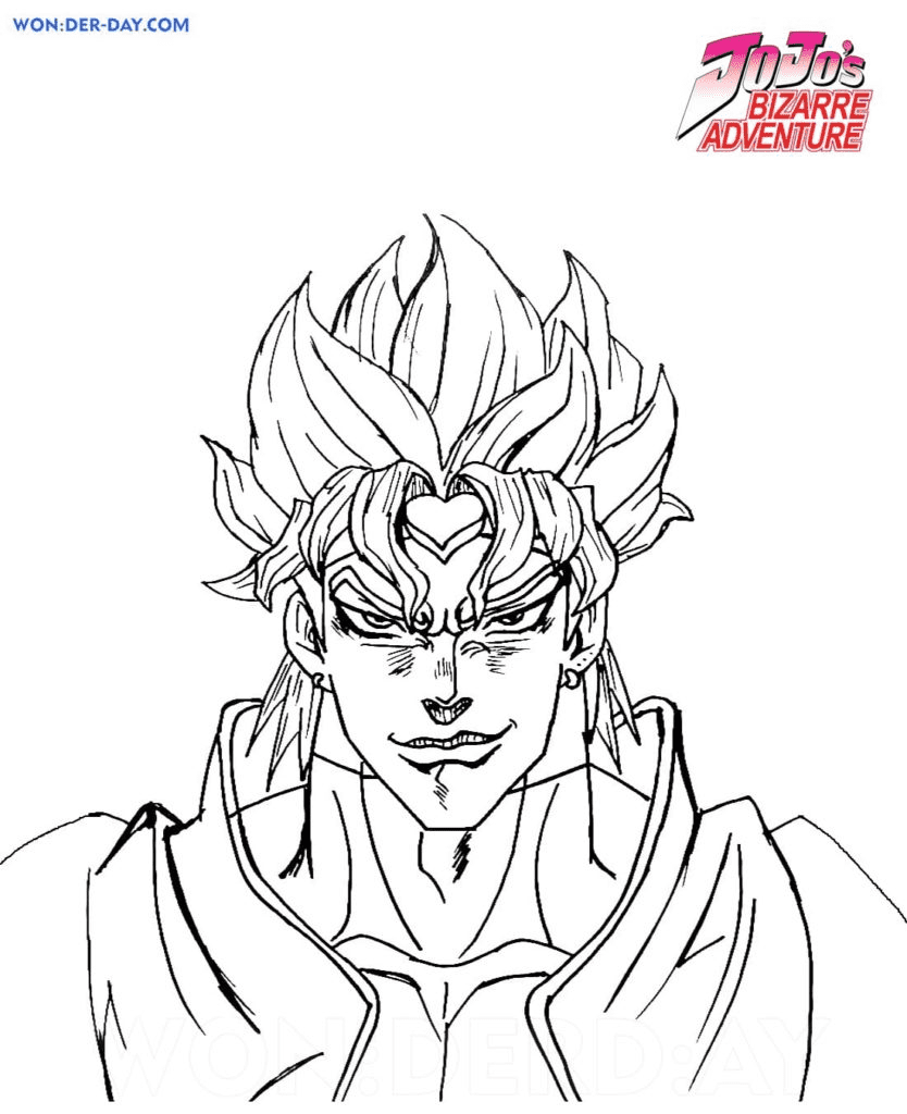 Jojos bizarre adventure coloring pages