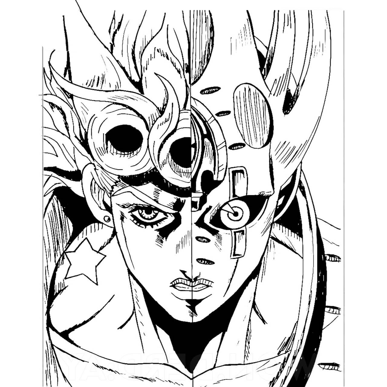 Jojos bizarre adventure coloring pages character jojos bizarre adventure tattoo adventure tattoo jojos bizarre adventure