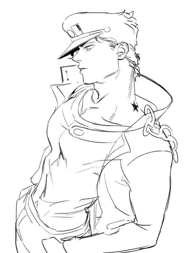 Jojos bizarre adventure loring pages wonder day â loring pages for children and aduâ jojos bizarre adventure jotaro jojo bizarre jojos bizarre adventure