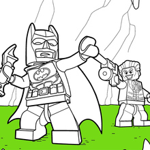 Lego batman and joker coloring pages