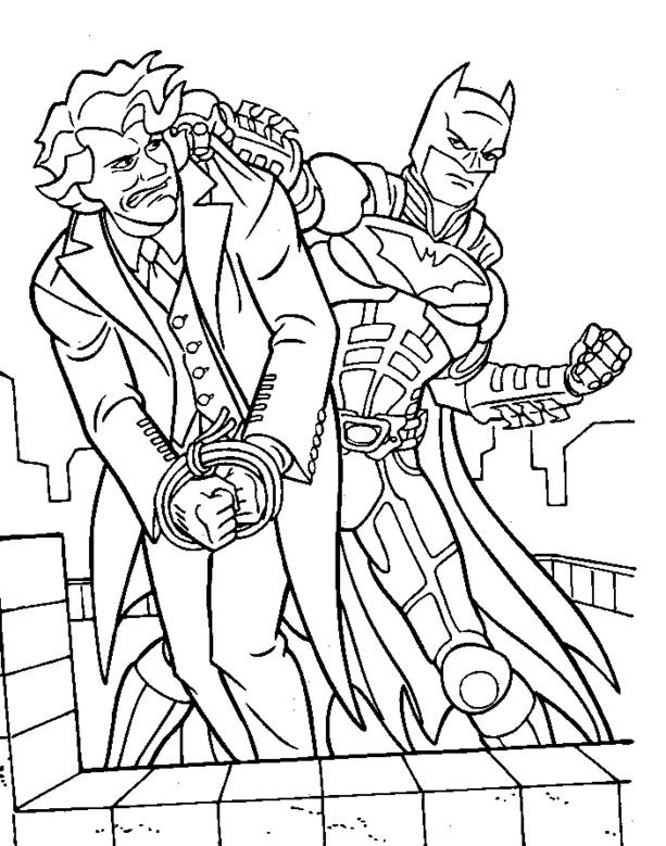 Joker coloring pages