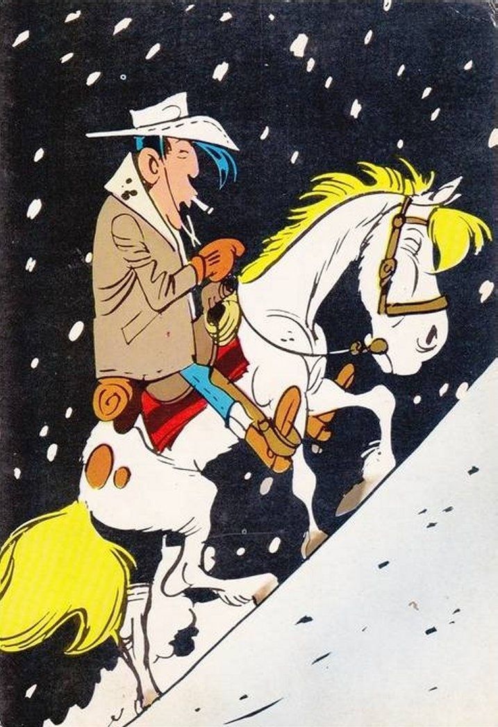 Lucky luke jolly jumper lucky luke cartoon ic art