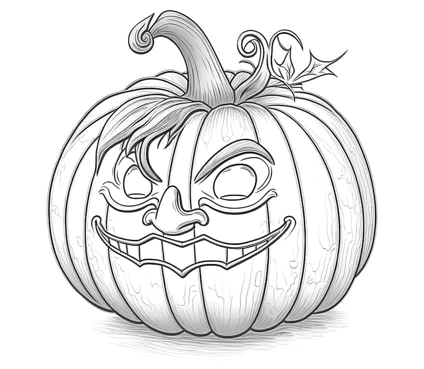 Pumpkin coloring pages