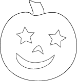 Halloween coloring pages and paper craft sheets