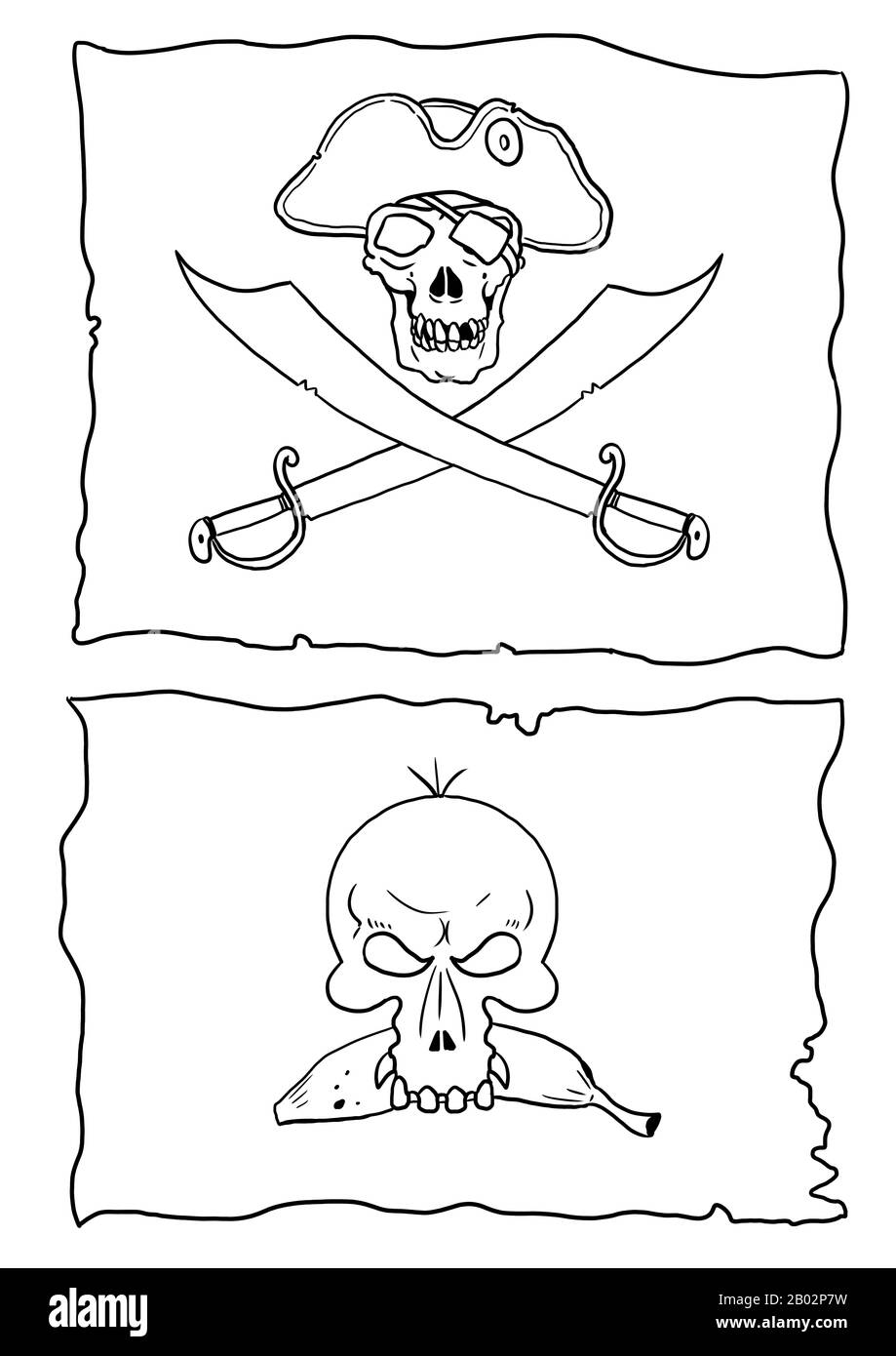 Jolly roger illustration hi