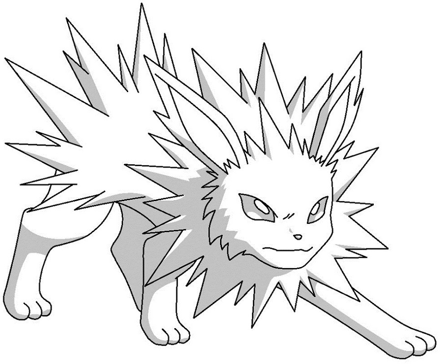 Jolteon coloring page