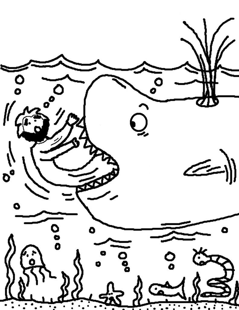 Free printable jonah and the whale coloring pages for kids whale coloring pages fish coloring page jonah and the whale