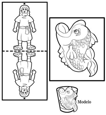 Manualidades para la escuela dominical jonãs y la ballena