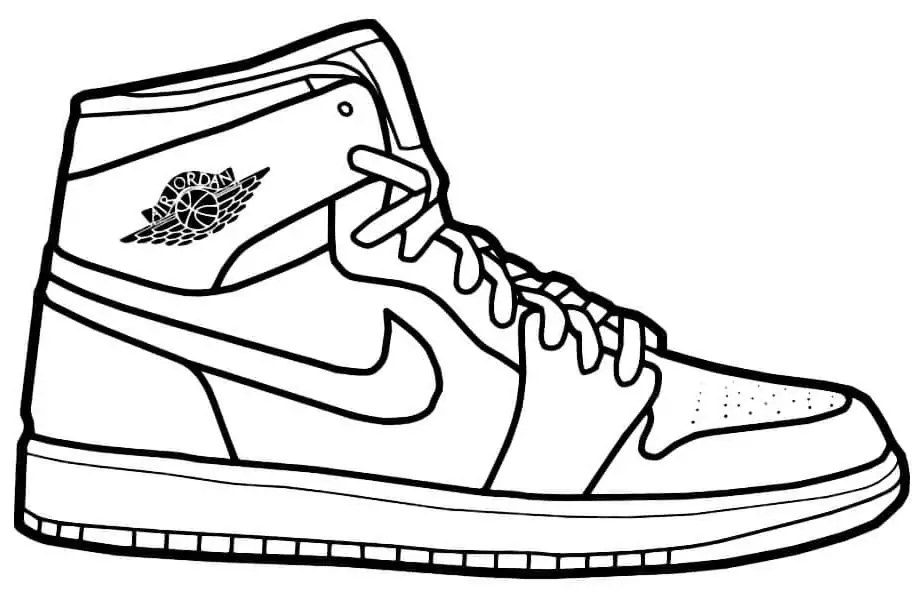 Printable jordan fãrbung seite