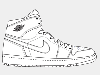Air jordan bred illustrative process by roy handy on