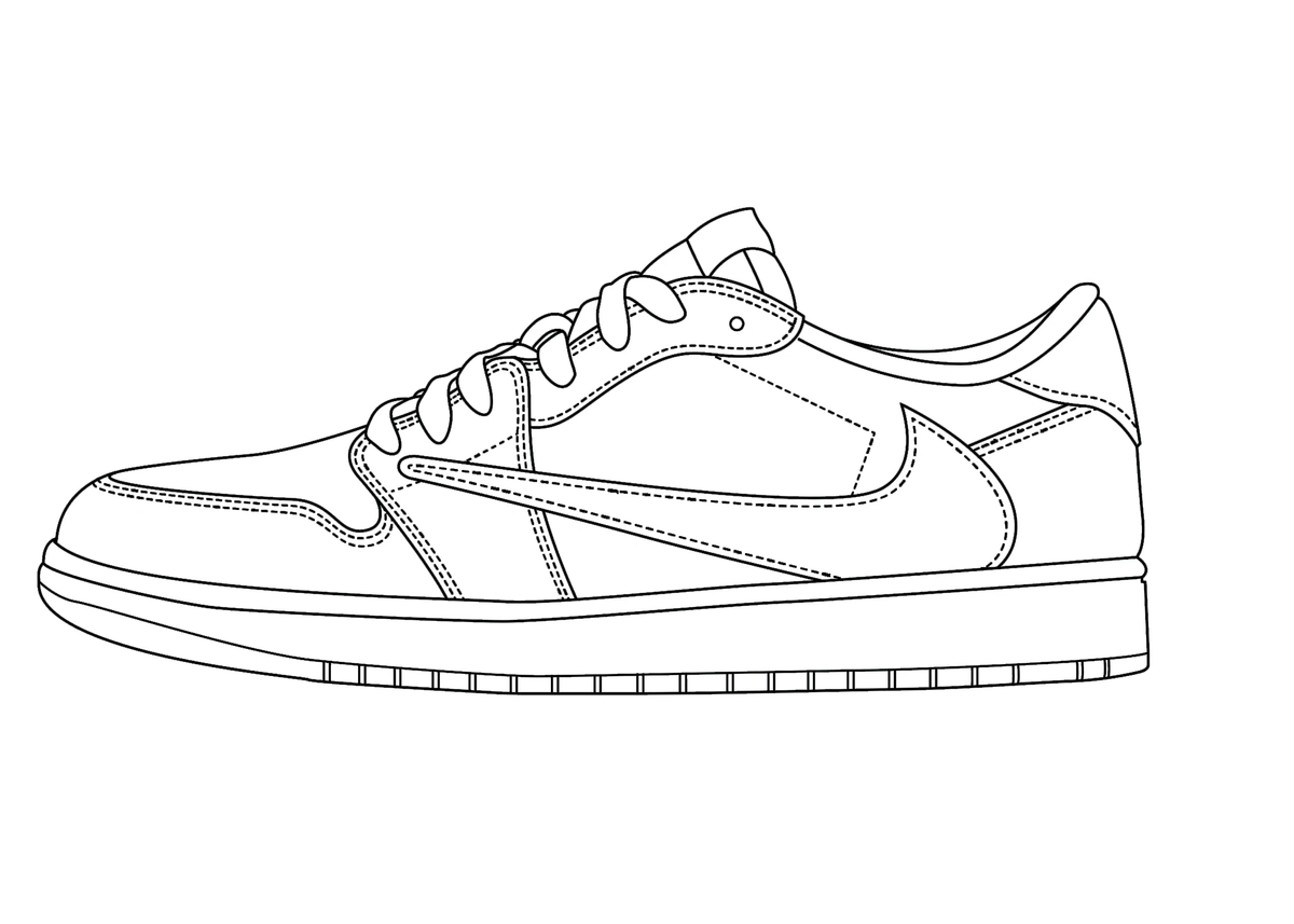 Travis scott aj low pattern digital download â works by keyes