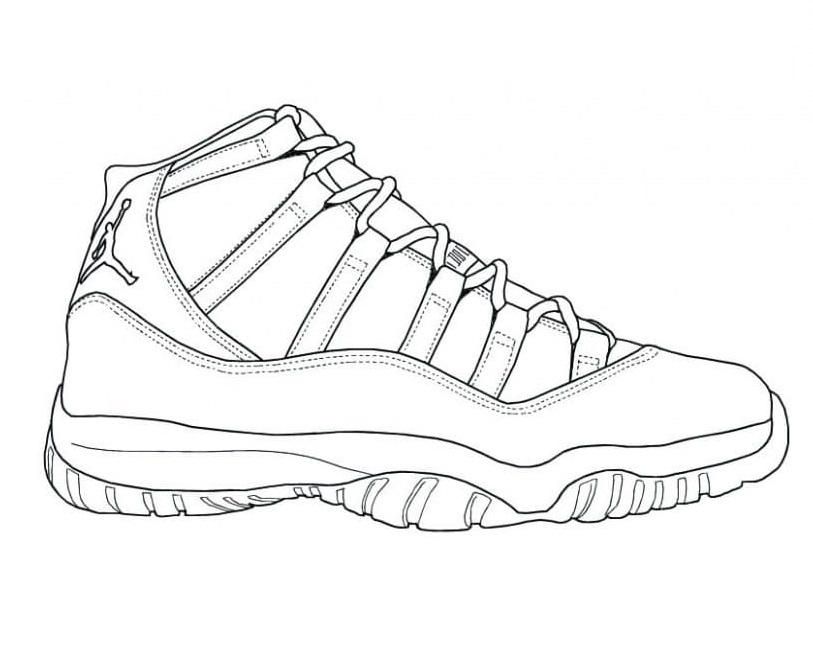 Sneaker coloring pages by coloringpageswk on