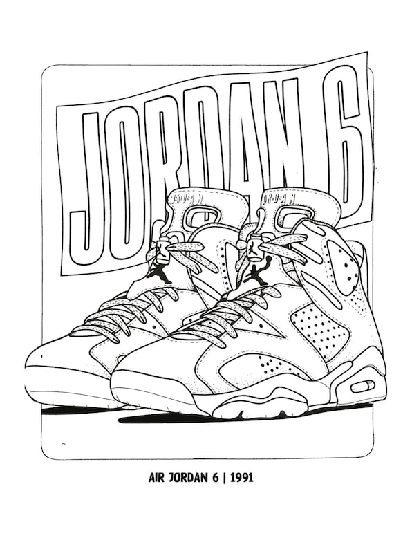Sneaker coloring book defshop