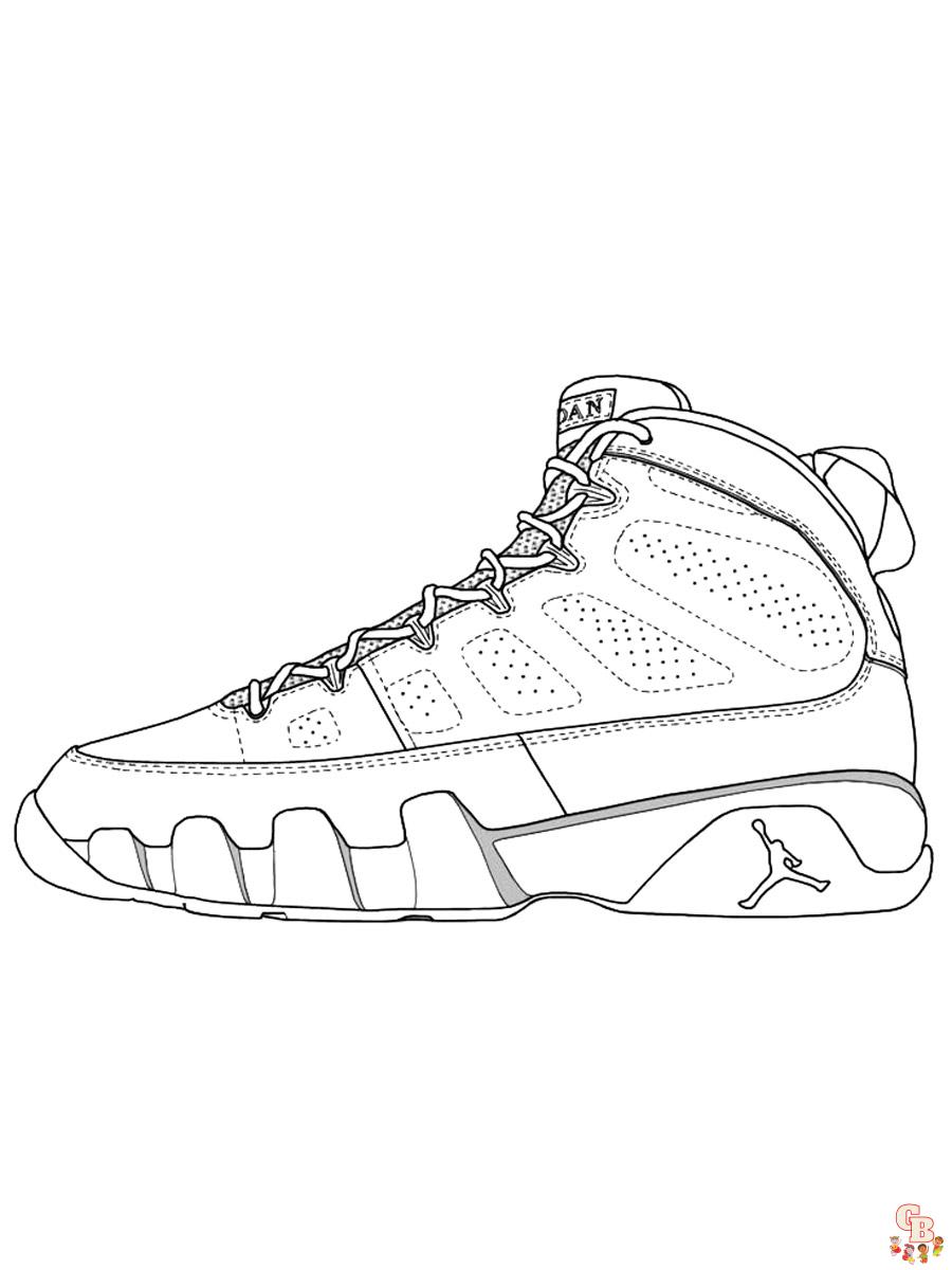 Discover the best air jordan coloring pages for kids