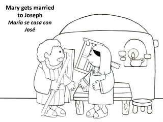 Nativity coloring pages little children