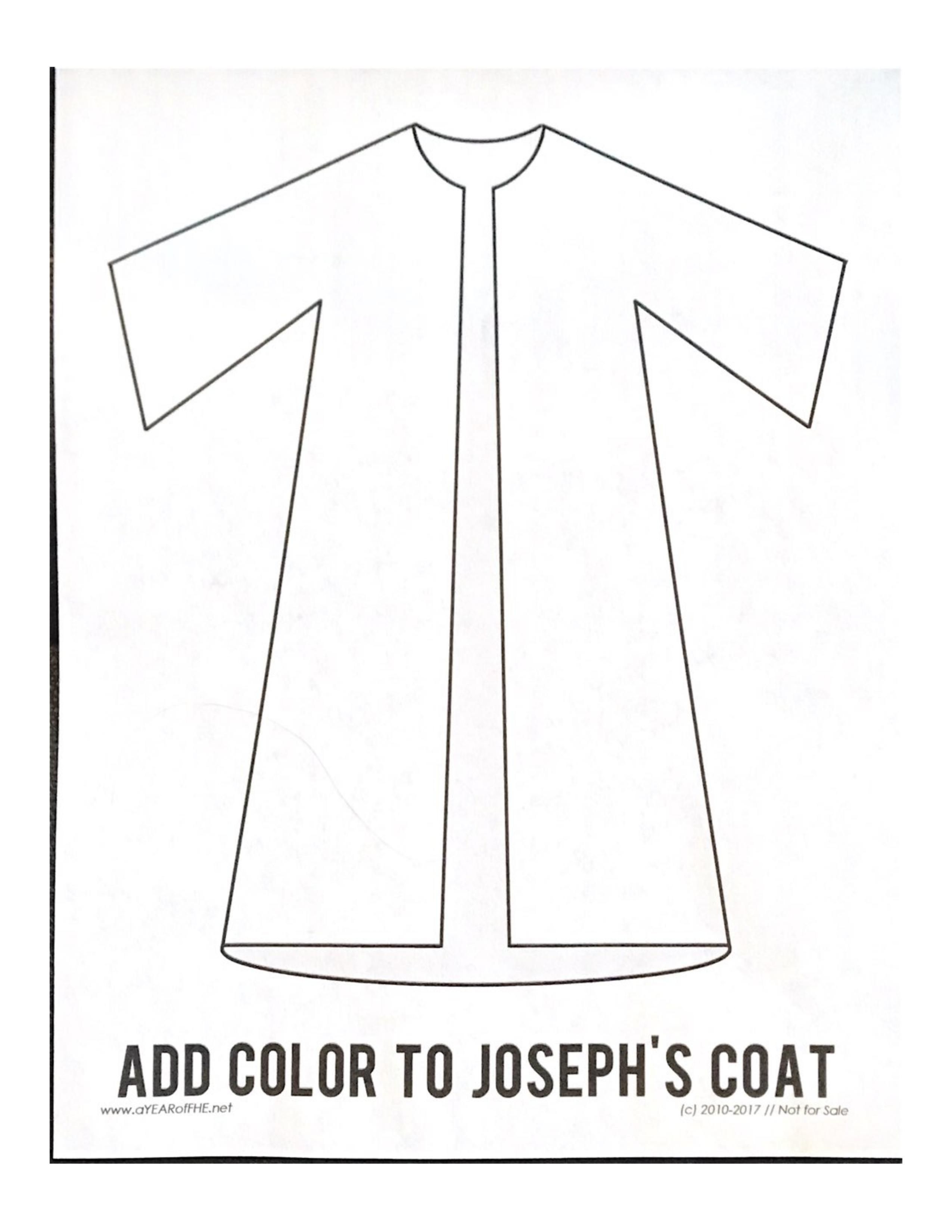 Josephs coat of many colors worksheet josephs coat of many colors bible crafts sunday school coat of many colors