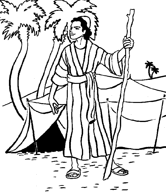 Joseph coloring pages