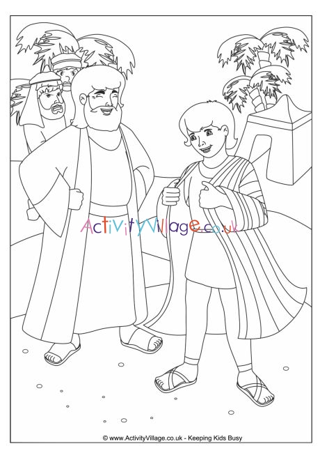 Joseph and his at of many lours louring page