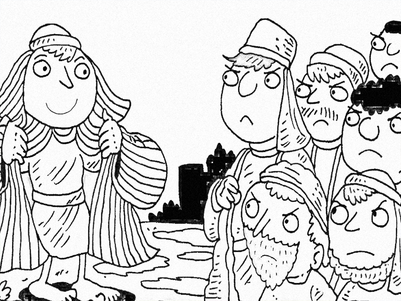 Joseph a coat and a dream coloring page