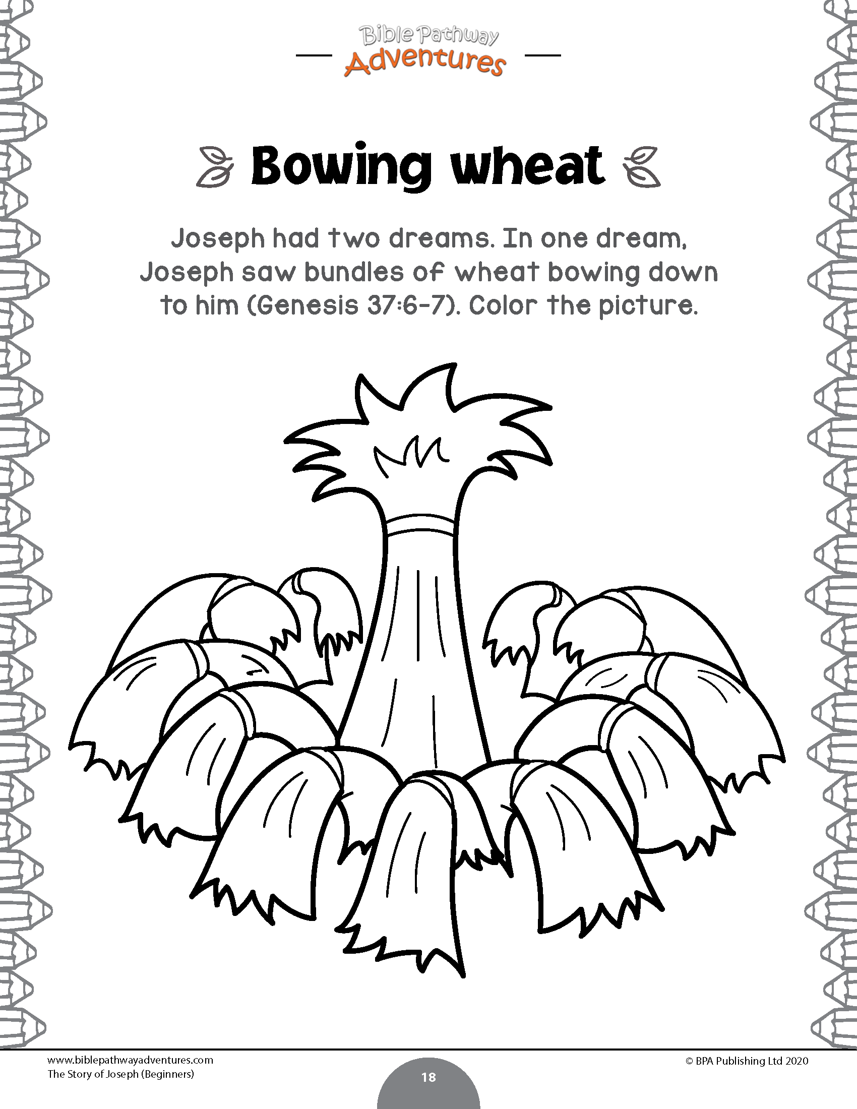 The story of joseph activity book for beginners pdf â bible pathway adventures