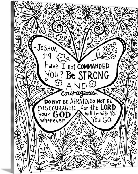 Be strong and courageous