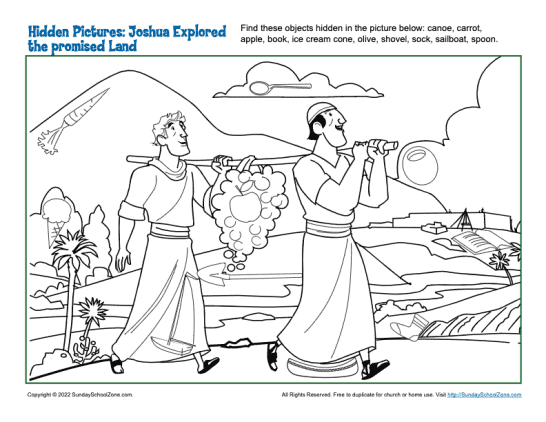Free printable caleb bible activities on sunday school zone