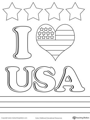 Free i love usa coloring page camping coloring pages coloring book pages coloring pages