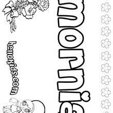 Morgan coloring pages