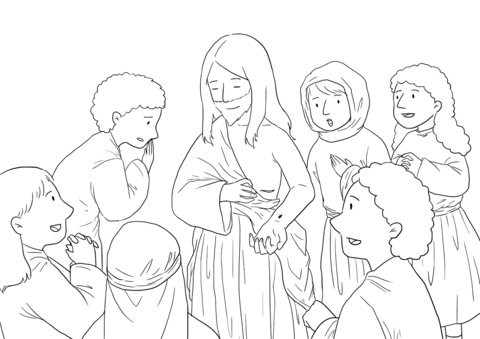 John jesus appears to his disciples coloring page free printable coloring pages