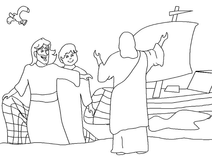 First disciples of jesus coloring pages jesus calls his disciples jesus coloring pages coloring pages printable coloring pages