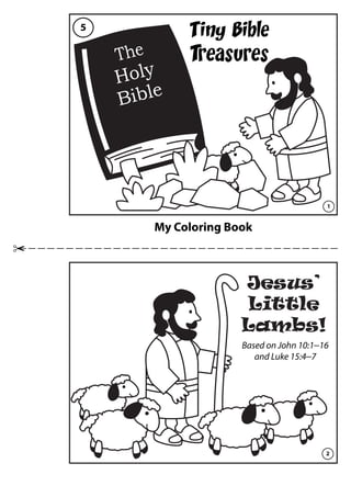 Coloring book jesus little lambs pdf