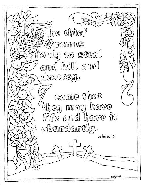 Coloring pages for kids by mr adron printable john illuminated text coloring page bible verse coloring page coloring pages for kids coloring pages