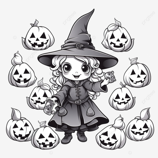 Dibujo de juego contar con brujas dibujos animados personaj halloween pãgina del libro para colorear png dibujos dibujo del coche dibujo de dibujos animados dibujo de libro png imagen para dcarga gratuita