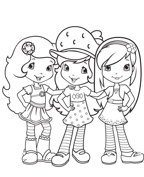 Coloring pagdigi stamps strawberry shortcake coloring pag coloring pag coloring books