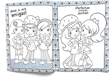 Peppa pig minnie mouse y rosita fresita libro para colorear kit